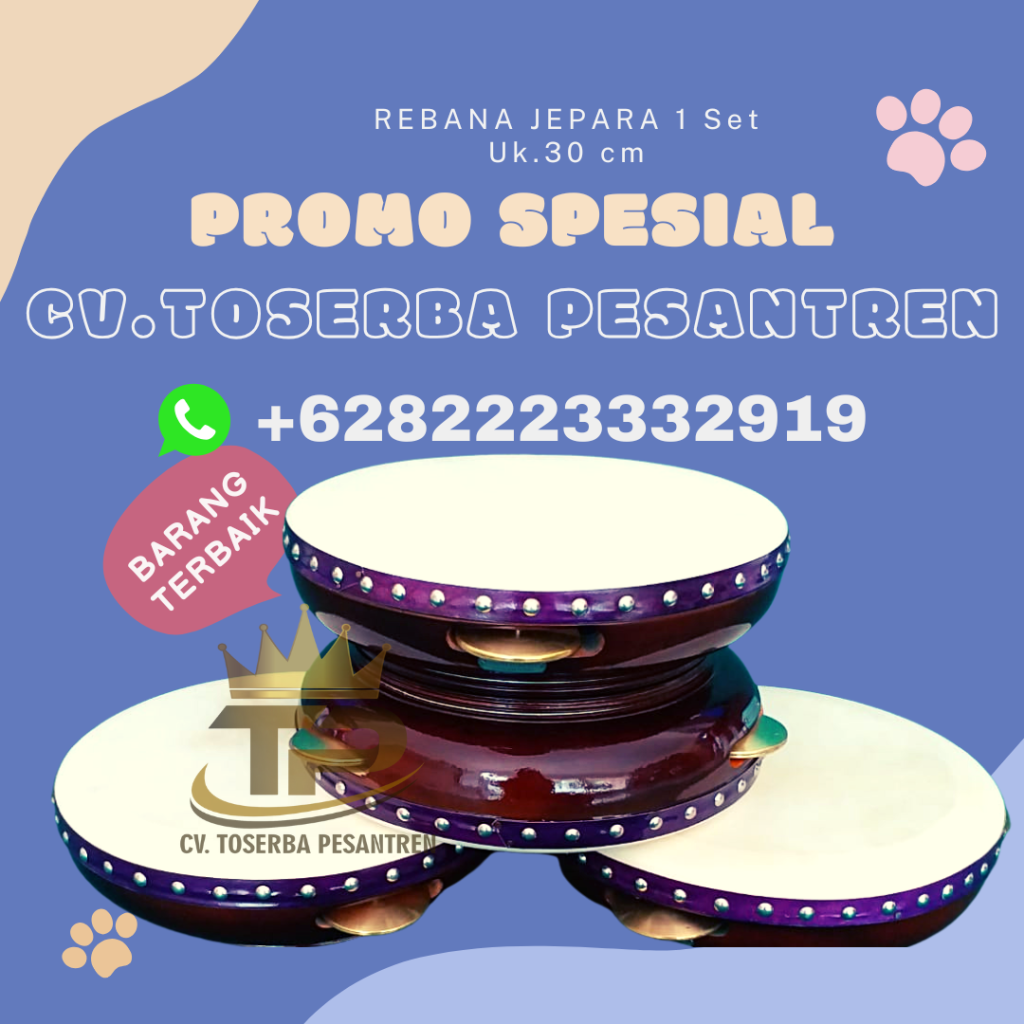 Call 0822-2333-2919(Tsel) Produsen Rebana Jepara Kota Malang